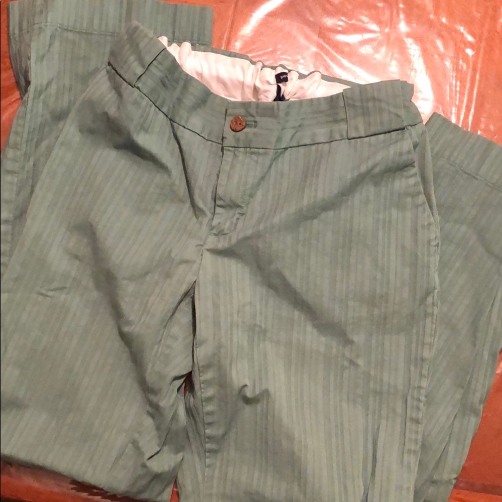 Green maternity dress pants